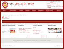 Tablet Screenshot of ghgnursing.com